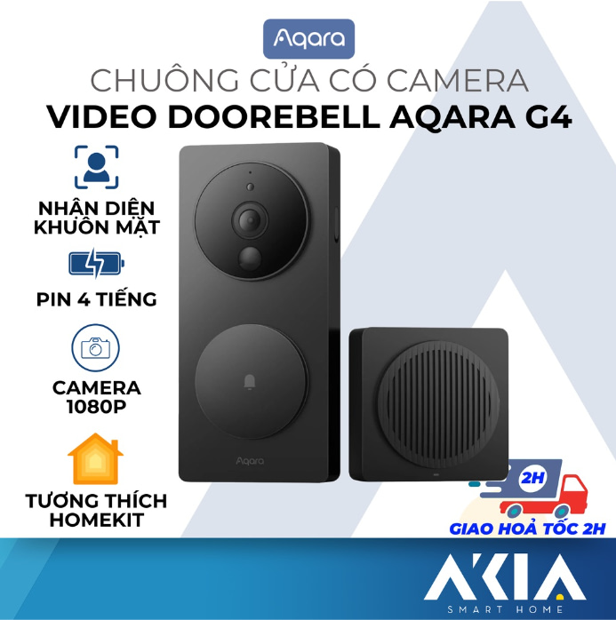 Chuông cửa có hình Aqara G4 Smart Video Doorbell
