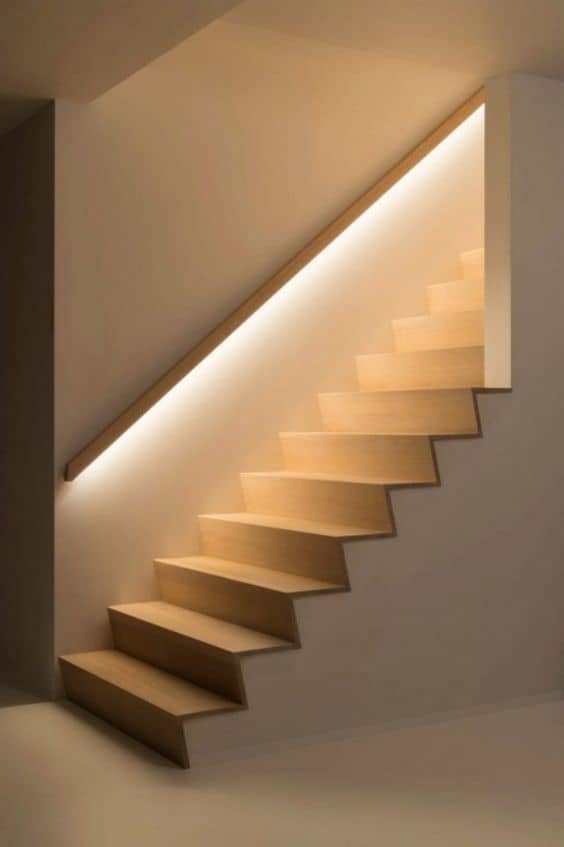 10+ Marvelous Staircase Lighting Design Ideas for Your Home #staircase #staircasedesign #staircasedecor _ Staircase lighting ideas, Stairs design, Staircase design
